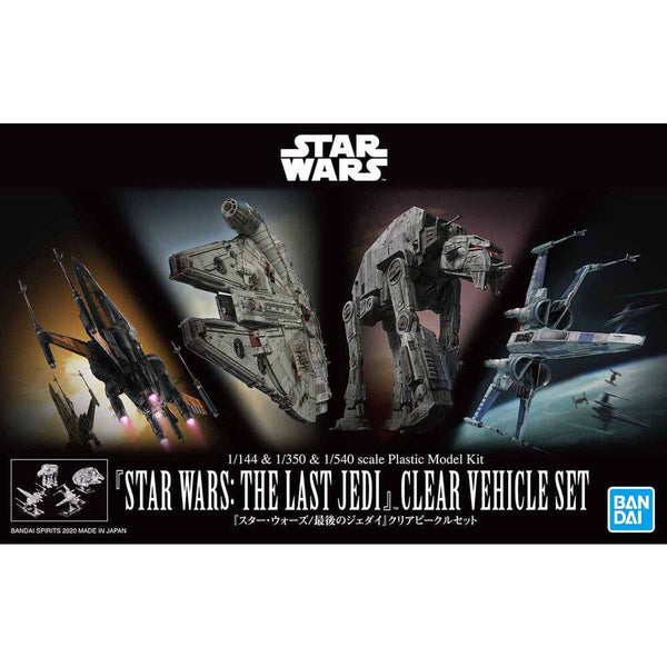 Bandai - 1/144 & 1/350 & 1/540 [STAR WARS: THE LAST JEDI] CLEAR VEHICLE SET