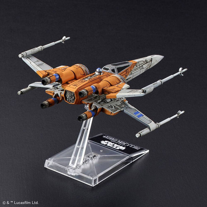 Bandai - 1/144 POE'S X-WING FIGHTER & X-WING FIGHTER (STAR WARS:THE RISE OF SKYWALKER)