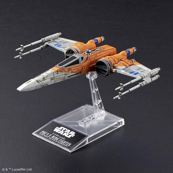 Bandai - 1/144 POE'S X-WING FIGHTER & X-WING FIGHTER (STAR WARS:THE RISE OF SKYWALKER)