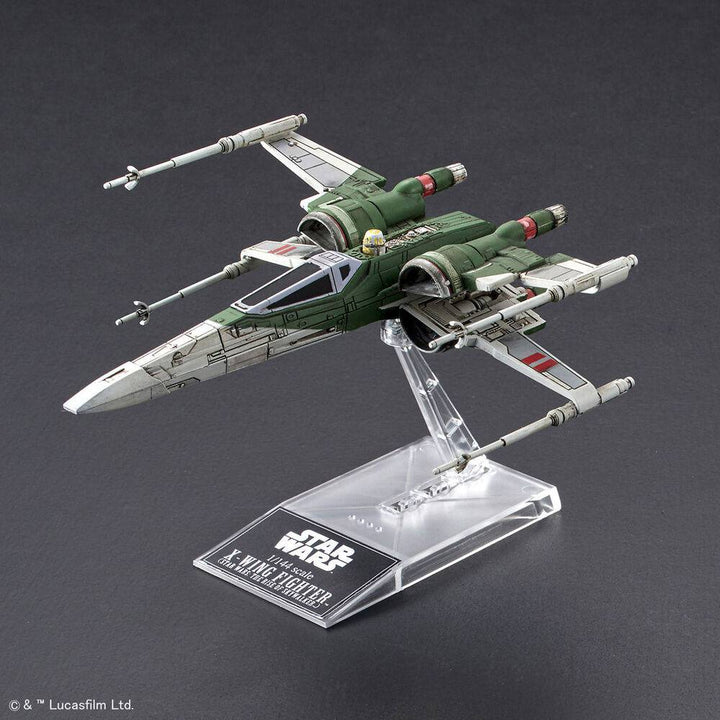 Bandai - 1/144 POE'S X-WING FIGHTER & X-WING FIGHTER (STAR WARS:THE RISE OF SKYWALKER)