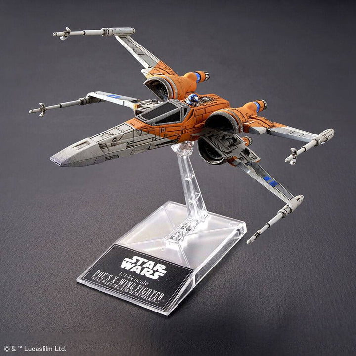 Bandai - 1/144 POE'S X-WING FIGHTER & X-WING FIGHTER (STAR WARS:THE RISE OF SKYWALKER)