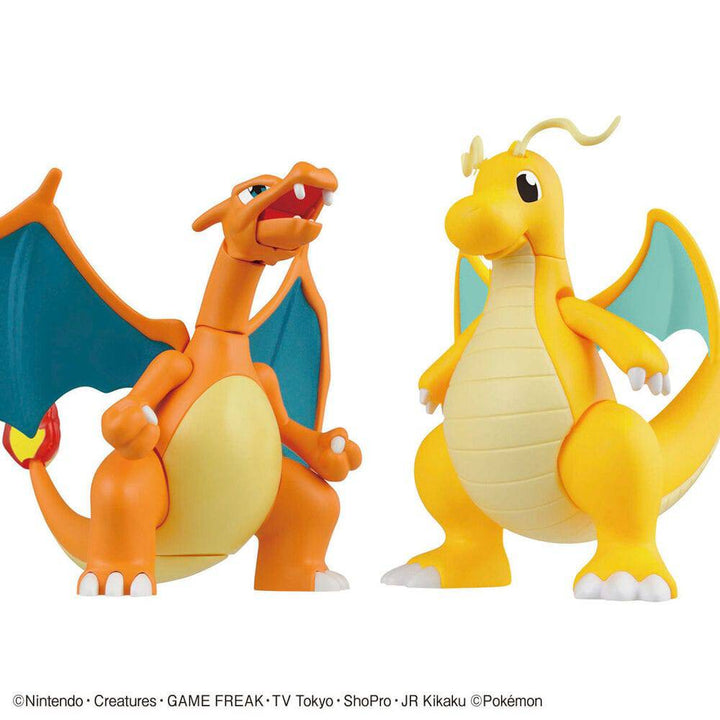 Bandai - Pokemon Model KIt CHARIZARD & DRAGONITE