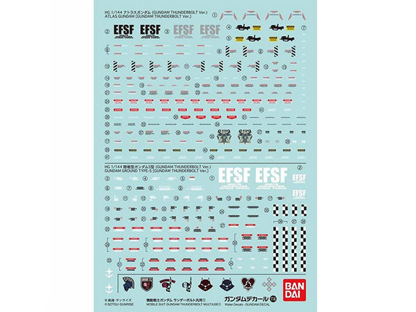 GUNDAM DECAL 114 MOBILE SUIT GUNDAM THUNDERBOLT MULTIUSE 1