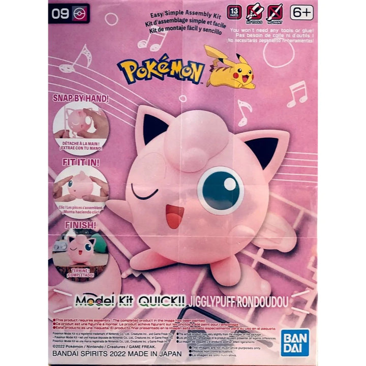 Pokemon Model Kit QUICK!! 09 JIGGLYPUFF_1