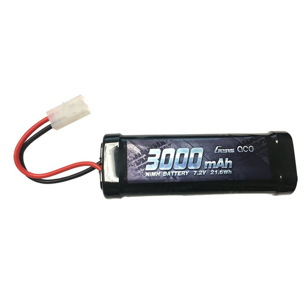 3000mAh 7.2V NiMH Battery Tamiya Plug