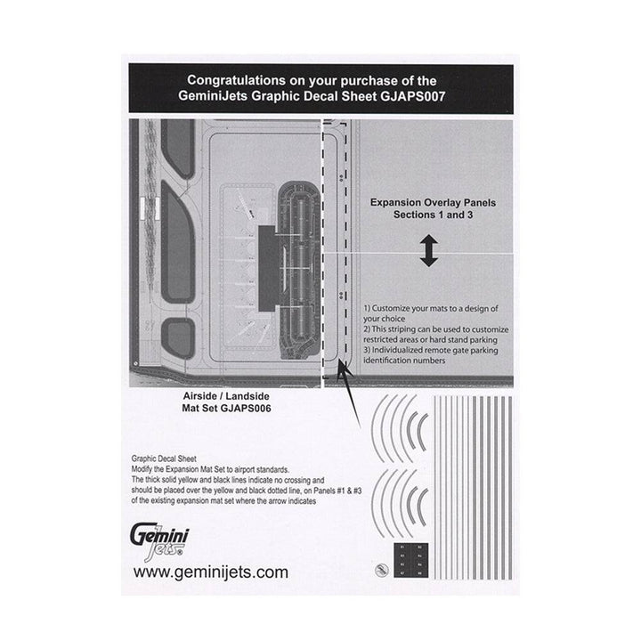 Gemini Jets - 1/400 Graphic Decal Sheet