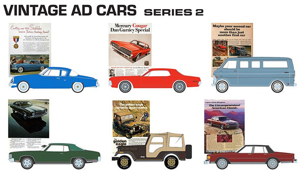 164 Vintage Ad Cars Series 2 Asst.