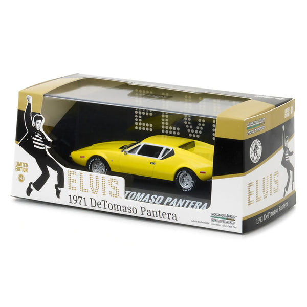 1/43 1971 Elvis Presley De Tomaso Pantera Hard Top Yellow