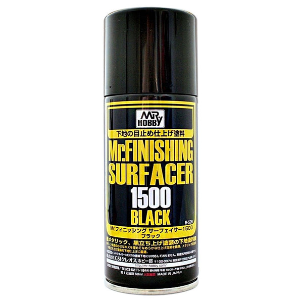 GSI Creos - Mr Finishing Surfacer Black 1500 170ml Spray