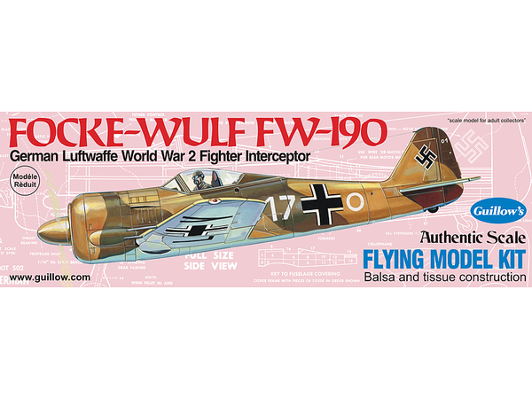 502 FockeWulf Balsa Plane Model Kit