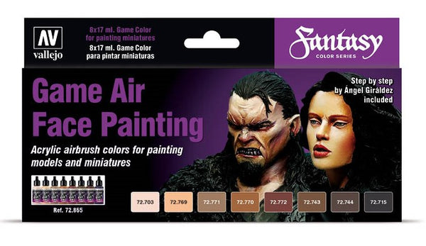 72865 Game Air Special Set Face Painting by Angel Giraldez 8 Colour Set