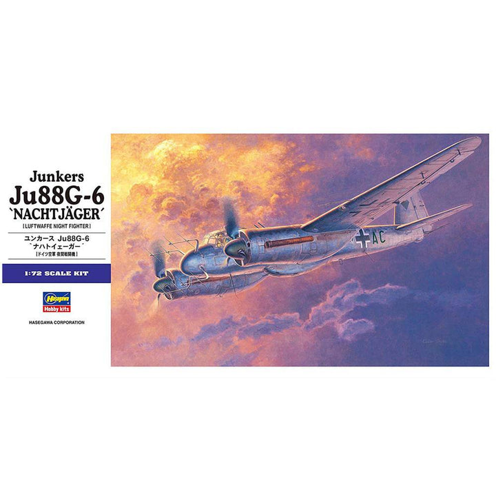 Hasegawa - 1/72 JUNKERS Ju88G-6 "NACHTJ?GER"