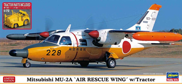 1/72 Mitsubishi MU2A   AIR RESCUE WING   w/Tractor