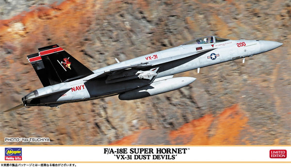 1/72 F/A18E Super Hornet VX31 Dust Devils (Bonus: An Emblem Patch is Included)