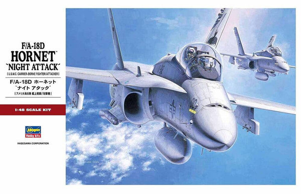 Hasegawa - 1/48  F-18D HORNET "NIGHT ATTACK"