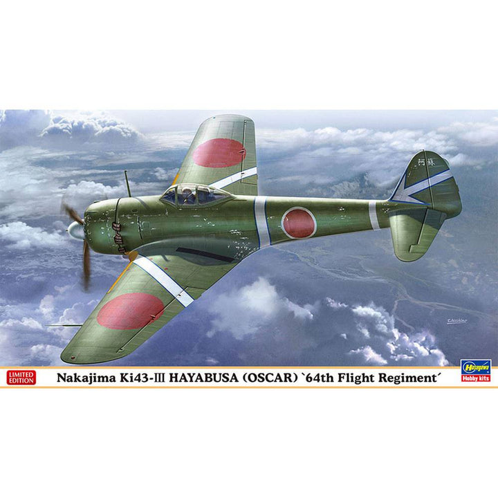 Hasegawa - 1/48 Ki-43-III Hayabusa (OSCAR) '64th Fl