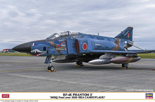 Hasegawa - 1/48  RF-4E PHANTOM II "501SQ final year 2020 (SEA CAMOUFLAGE)"