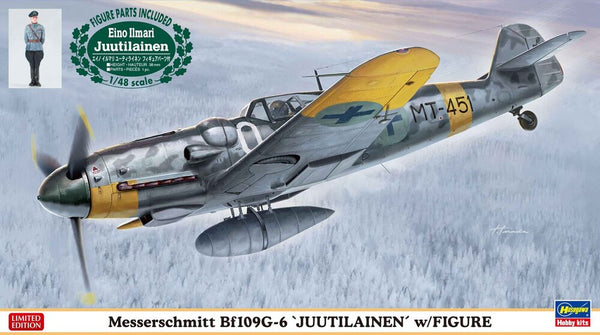 1/48  Messerschmitt Bf109G6   JUUTILAINEN   w/FIGURE