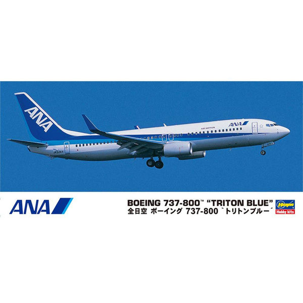 Hasegawa - 1/200 ANA B737-800 "TRITON BLUE"