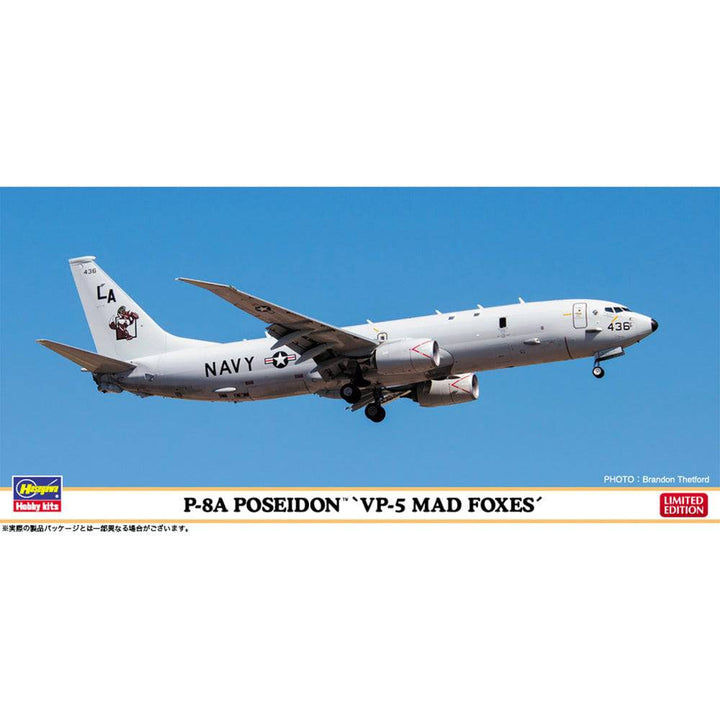 Hasegawa - 1/200 P-8A Poseidon VP-5 "Mad Foxes"