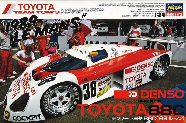 Hasegawa - 1/24 DENSO TOYOTA 88C "1989 LE MANS"