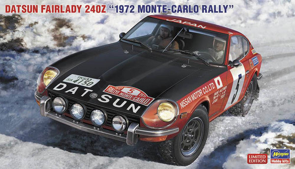 Hasegawa - 1/24  DATSUN FAIRLADY 240Z "1972 MONTE-CARLO RALLY"