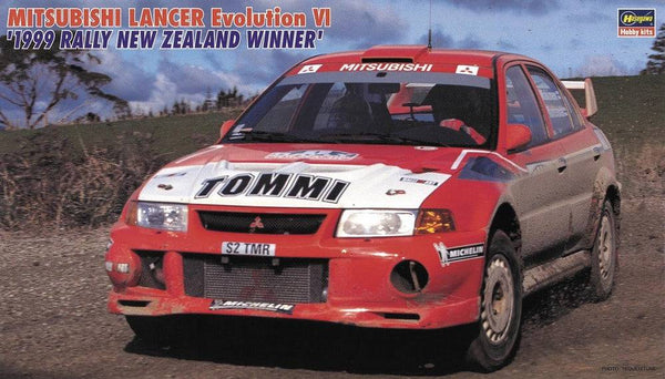 Hasegawa - 1/24  MITSUBISHI LANCER Evolution VI "1999 RALLY NEW ZEALAND WINNER"