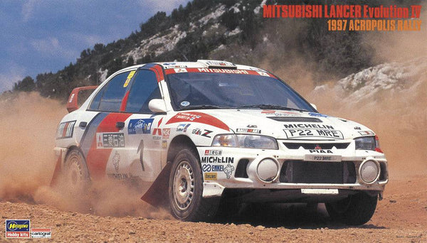 Hasegawa - 1/24  MITSUBISHI LANCER Evolution IV 1997 ACROPOLIS RALLY