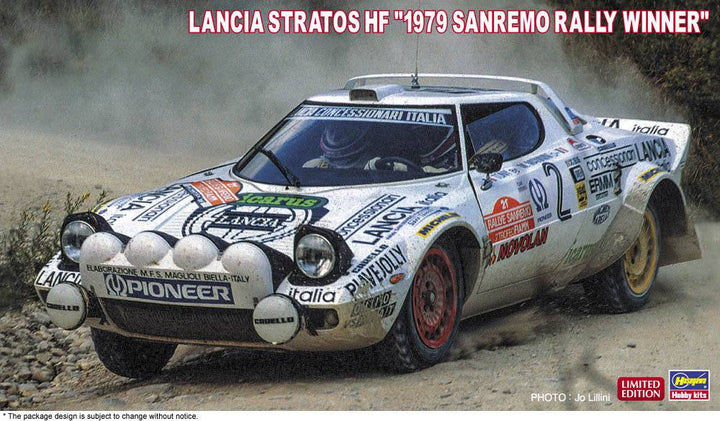 Hasegawa - 1/24  LANCIA STRATOS HF "1979 SANREMO RALLY WINNER"