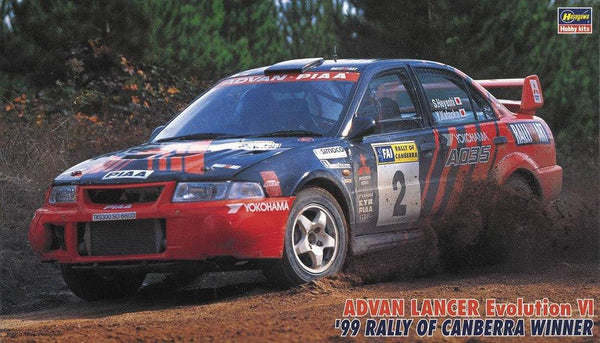 Hasegawa - 1/24  ADVAN LANCER EVOLUTION VI  '99 RALLY OF CANBERRA WINNER