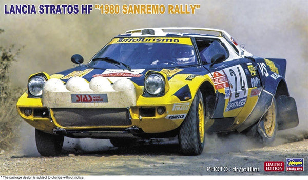 1/24  LANCIA STRATOS HF   1980 SANREMO RALLY