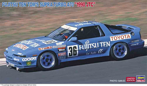 1/24  FUJITSU TEN TOMS SUPRA TURBO A70   1990 JTC