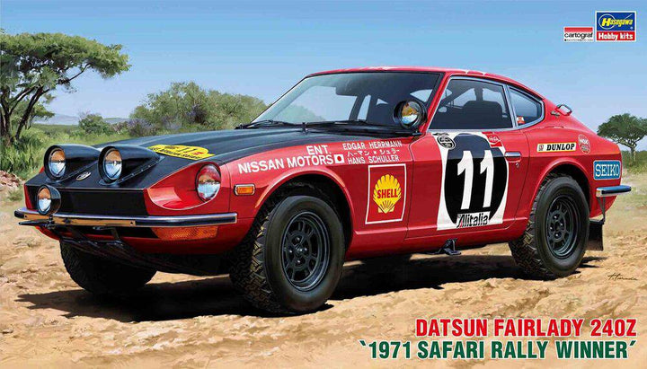 Hasegawa - 1/24  DATSUN FAIRLADY 240Z  "1971 SAFARI RALLY WINNER"