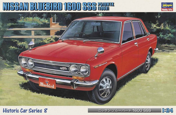 1/24  NISSAN BLUEBIRD 1600 SSS P510WTK   1969