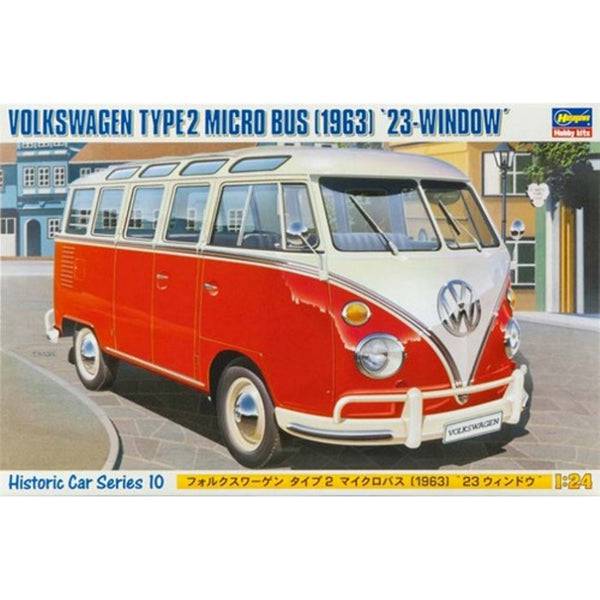 Hasegawa - 1/24 VOLKSWAGEN TYPE 2 MICRO BUS "1963" 23-WINDOW