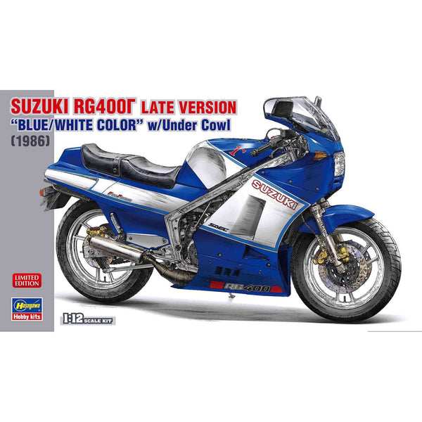 1/12  SUZUKI RG400 Gamma LATE VERSION   BLUE/WHITE COLOR   w/Under Cowl