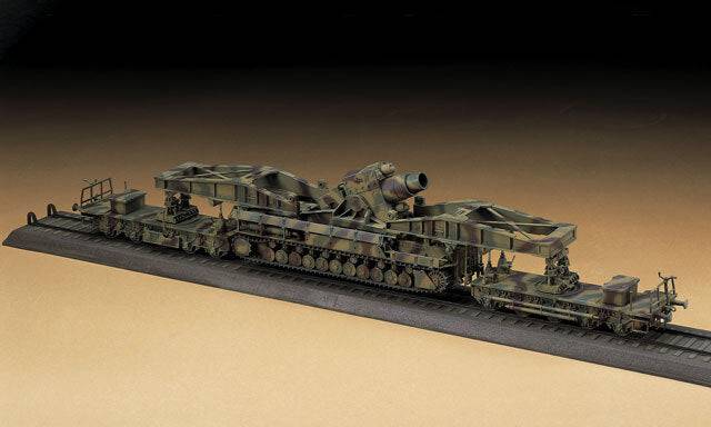 Hasegawa - 1/72 60cm M?RSER KARL 040 PRODUCTION TYPE w/RAILWAY CARRIER