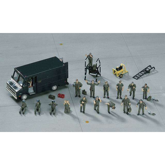 Hasegawa - 1/72 U.S. PILOT / GROUND CREW SET