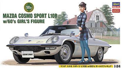 Hasegawa - 1/24  MAZDA COSMO SPORT L10B w/60's GIRL'S FIGURE