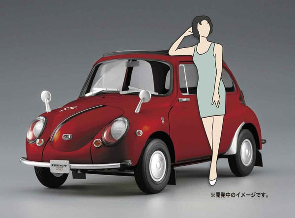 1/24  SUBARU 360 YOUNGSS w/60s GIRLS FIGURE