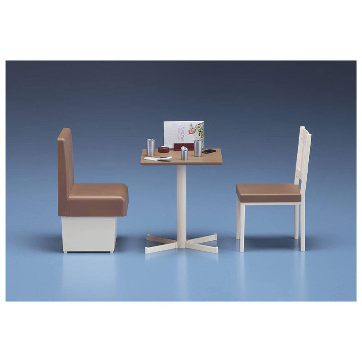 Hasegawa - 1/12 FAMILY RESTAURANT TABLE & CHAIR