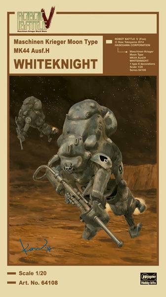 Hasegawa - 1/20  ROBOT BATTLE V(Five) Maschinen Krieger Moon Type MK44 Ausf.H WHITEKNIGHT