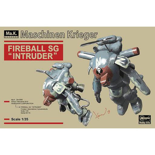 Hasegawa - 1/35  FIREBALL SG "INTRUDER" (Two kits in the box)