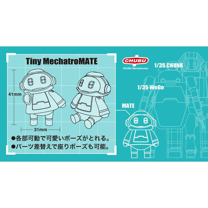 Hasegawa - Tiny MechatroMATE No.02 "Black & Peach" (Two kits in the box)