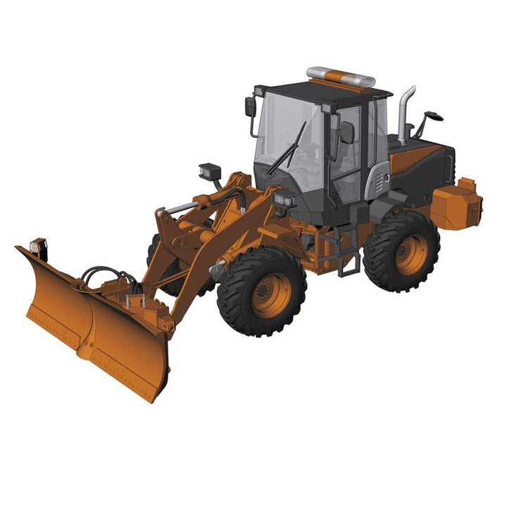 Hasegawa - 1/35  HITACHI WHEEL LOADER ZW100-6 MULTIPLOW (SNOWPLOW) WORKING MACHINE