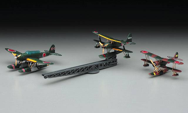 Hasegawa - 1/350 JAPANESE NAVY SHIP-BORNE SEAPLANE SET A