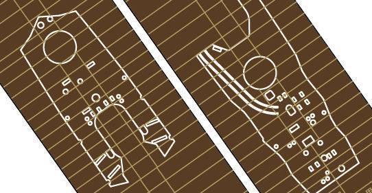 Hasegawa - 1/350 LINOLEUM DECK FOR IJN DESTROYER SHIMAKAZE "LATE TYPE"