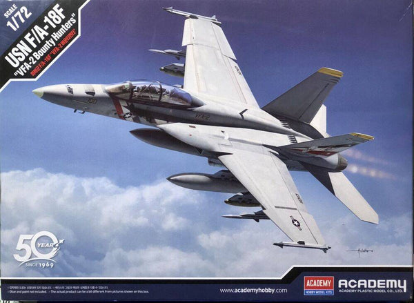 Academy - Academy 12567 1/72 USN F/A-18F "VFA-2 Bounty Hunters" Plastic Model Kit