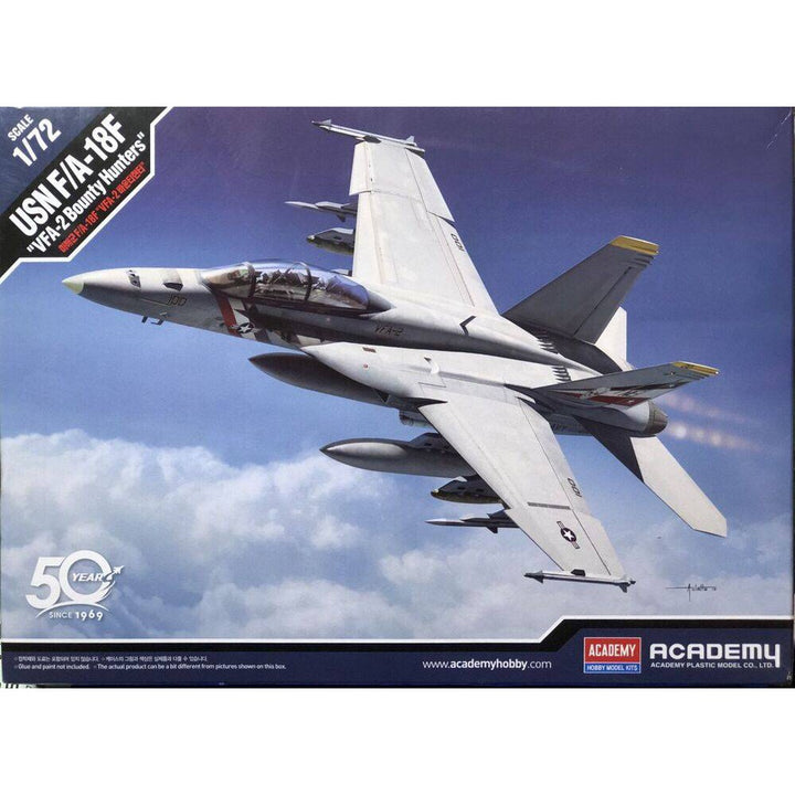 Academy - Academy 12567 1/72 USN F/A-18F "VFA-2 Bounty Hunters" Plastic Model Kit