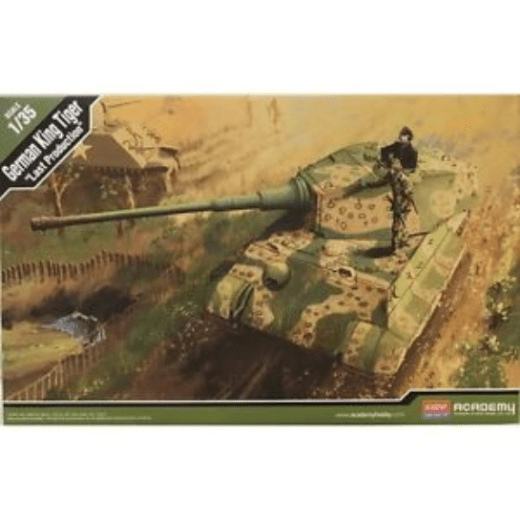 Academy - Academy 13229 1/35 German Kingtiger "Last Production" Plastic Model Kit